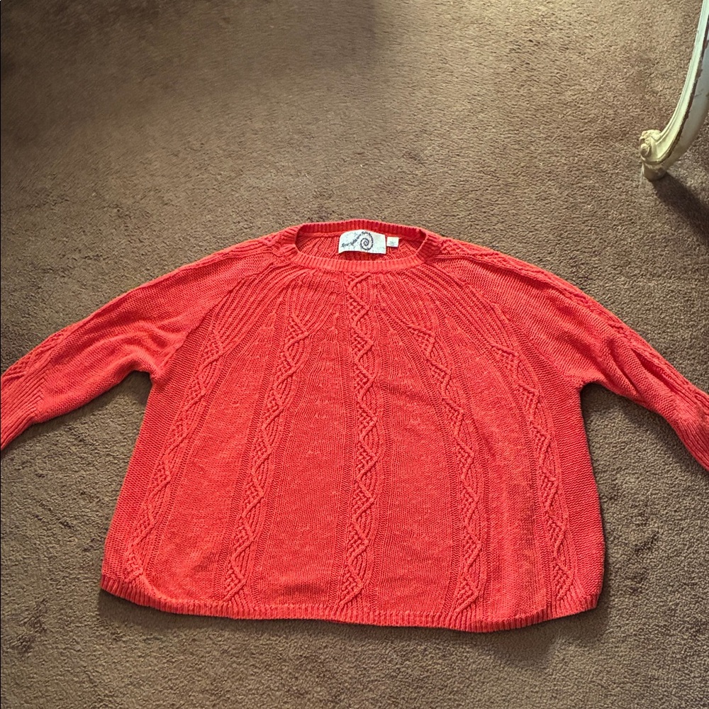 Rosie Neira Salmon lightweight sweater, L